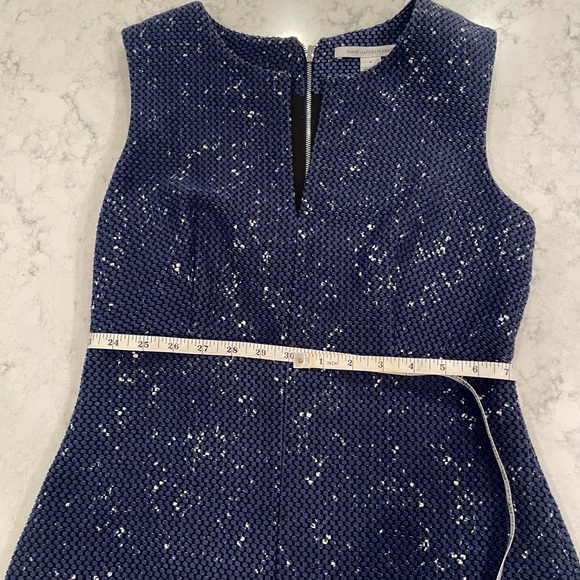 DIANEvonFURSTENBERG Yvetee Pianted Tweed Sleeveless Dress - Picture 7 of 7